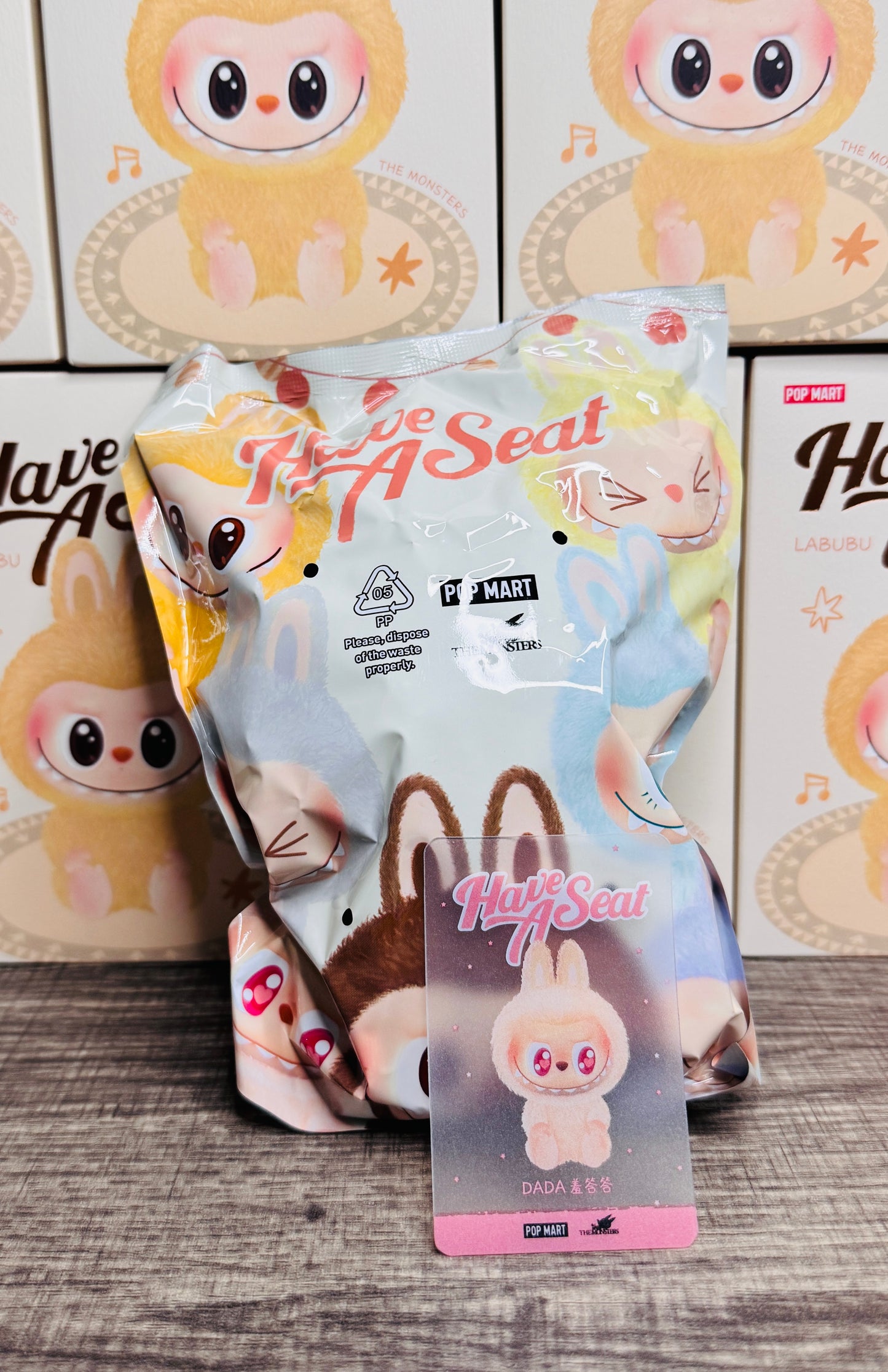 $35 Have a Seat Open Box Sealed Labubu Bag